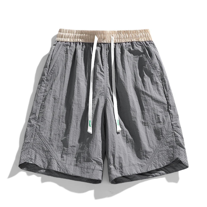 Zephyr | Lässige Shorts mit Kordelzug und belüftetem Saum