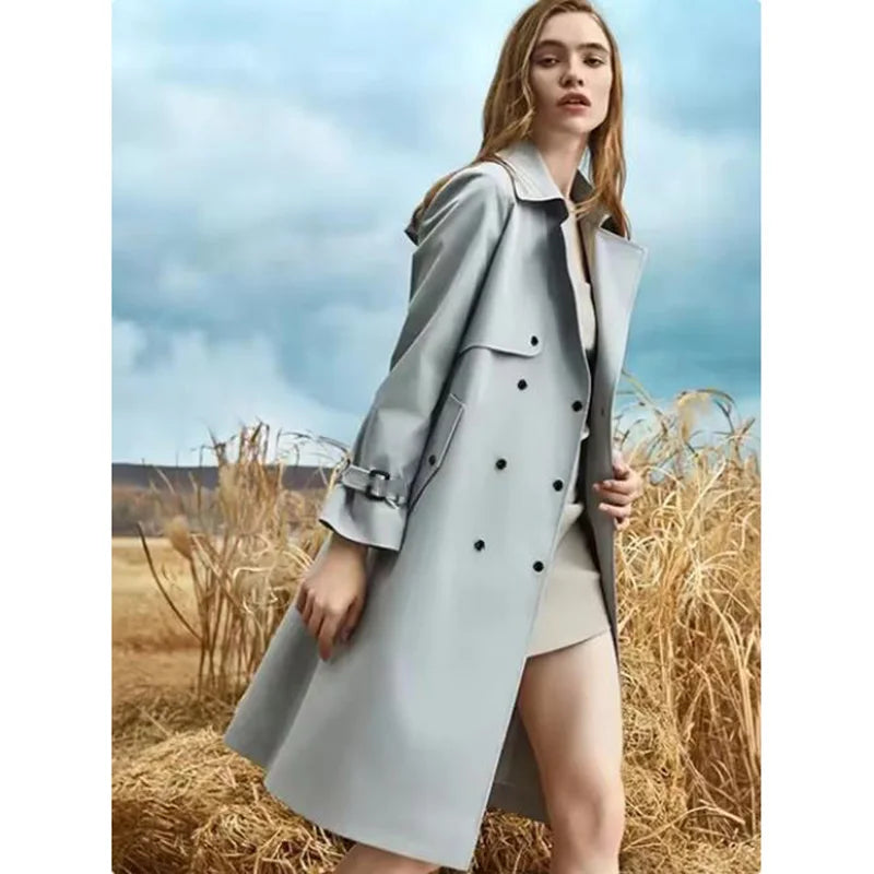 Zephyr - Winter-Trenchcoat Mit Schnürung