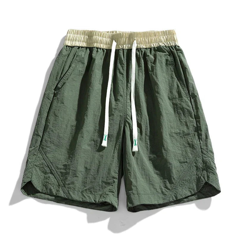 Zephyr | Lässige Shorts mit Kordelzug und belüftetem Saum
