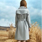 Zephyr - Winter-Trenchcoat Mit Schnürung