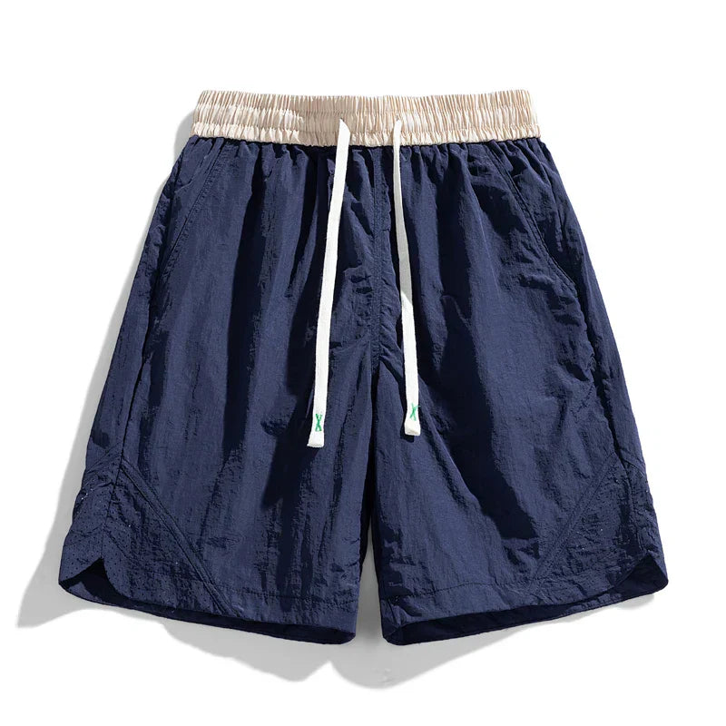 Zephyr | Lässige Shorts mit Kordelzug und belüftetem Saum