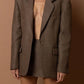 Zephyr | Eleganter brauner Blazer und Rock für Damen