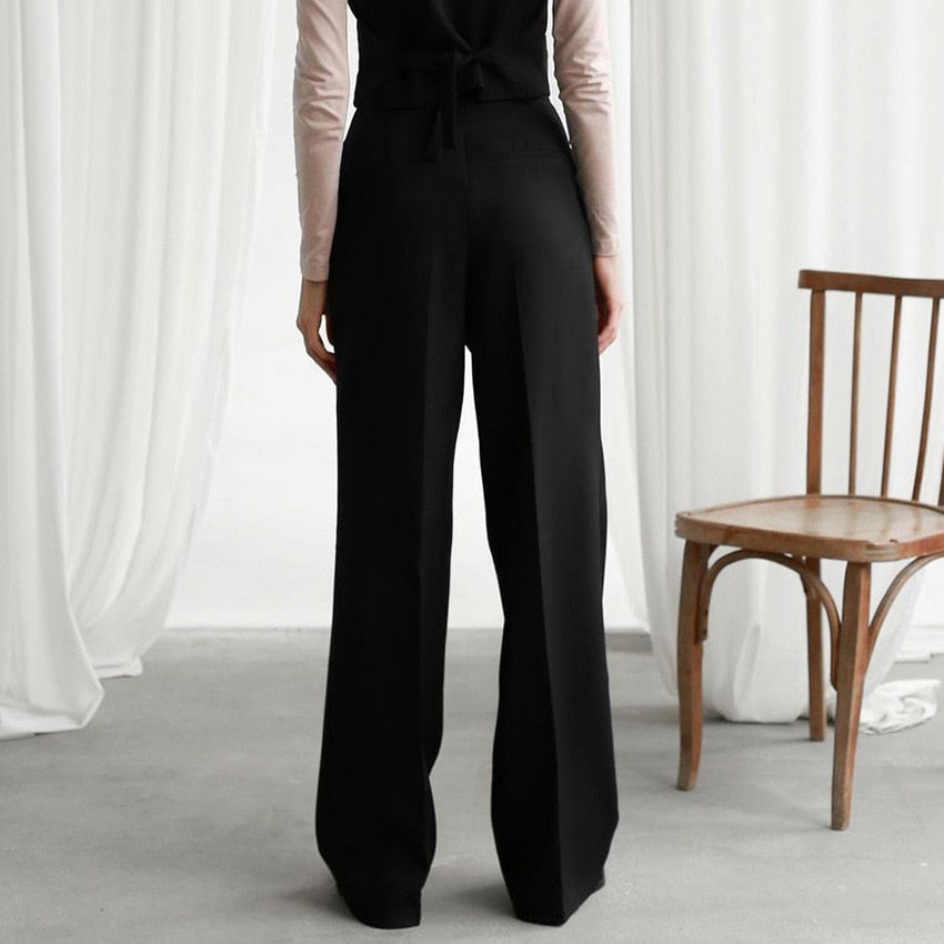 Zephyr | Elegante High Waist Hose Mit Weitem