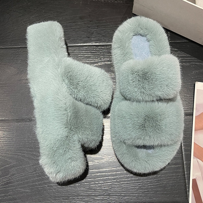 Zephyr | Flauschige Hausschuhe für Zuhause - Warme Damenschuhe in Verschiedenen Farben