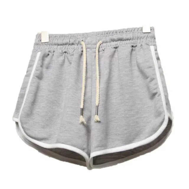 Zephyr| Damen Streifenshorts mit atmungsaktivem, elastischem Bund