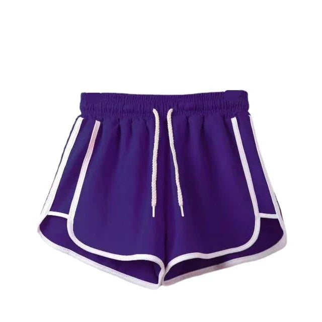 Zephyr| Damen Streifenshorts mit atmungsaktivem, elastischem Bund