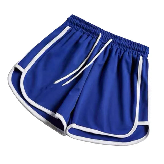 Zephyr| Damen Streifenshorts mit atmungsaktivem, elastischem Bund