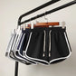 Zephyr| Damen Streifenshorts mit atmungsaktivem, elastischem Bund