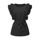 Zephyr | Bluse mit Rüschenärmeln und Gürtel