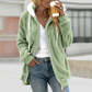 Zephyr| Fleece Hoodie | Übergroßer gemütlicher Kapuzenpullover mit Reißverschluss