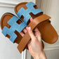 Zephyr| Verta - Bequeme Summersandalen im römischen Stil mit H-Form und Klettverschluss