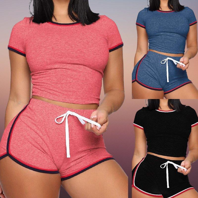 Zephyr | Crop-Top- und Shorts-Set Für Frauen