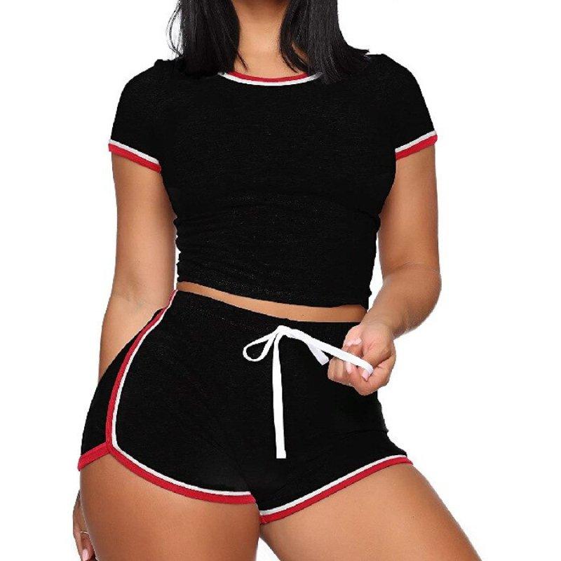 Zephyr | Crop-Top- und Shorts-Set Für Frauen