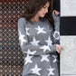 Zephyr Rundhals Star Lockere Sweatshirt