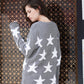 Zephyr Rundhals Star Lockere Sweatshirt