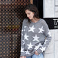 Zephyr Rundhals Star Lockere Sweatshirt
